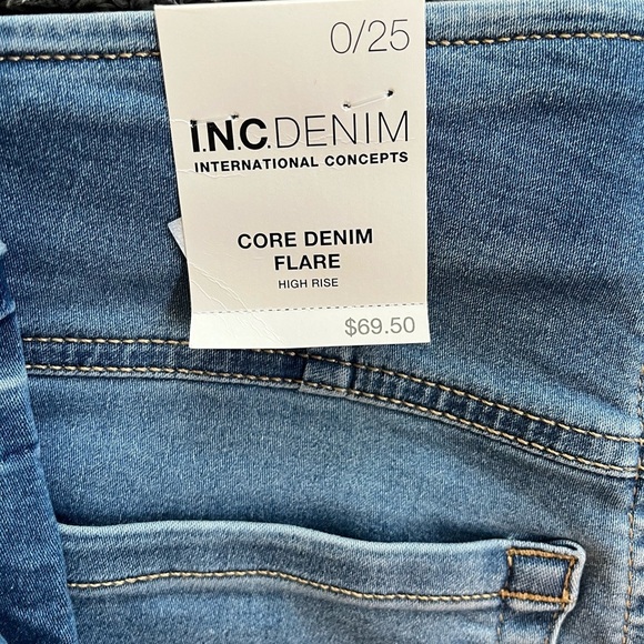 INC PULL ON FLARE JEANS - Picture 5 of 8